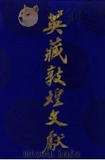 英藏敦煌文献 汉文佛经以外部分 第3卷 斯一三八六-二0八 1990 PDF电子版封面 7220010958 中国社会科学院历史研究所等编