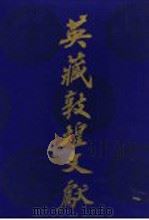 英藏敦煌文献 汉文佛经以外部分 9 斯五六四五-五九六四背 1994 PDF电子版封面 7220026587 中国社会科学院历史研究所等编