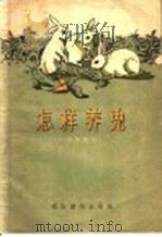 怎样养兔 1957 PDF电子版封面 T16008·44 梁中民著