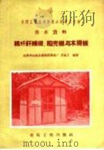 棉杆纤维板、稻壳板与木屑板 1958 PDF电子版封面 15040·1224 北京市公私合营西四草棕厂王近三编著