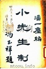 小先生制 1941 PDF电子版封面 潘一麈著