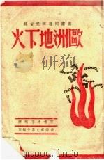 欧洲地下火 1944 PDF电子版封面 石啸冲等编译
