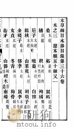 本草纲目木部  第36卷  木之三  灌木类五十种又一（ PDF版）