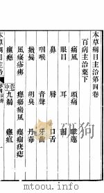 本草纲目主治  第4卷  上（ PDF版）