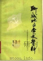 聊城地区党史资料  第13辑（ PDF版）