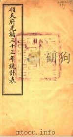 顺天府光绪三十三年统计表（ PDF版）