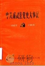 中共成武县党史大事记 1927年10月-1949年9月 1989 PDF电子版封面 中共成武县委党史资料征集研究委员会编