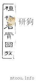 植物名实图考  第二十一卷（ PDF版）