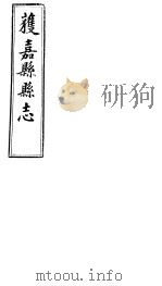 获嘉县志  卷10-卷11（ PDF版）