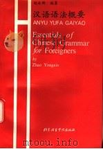 汉语语法概要 1992 PDF电子版封面 7561902182 赵永新编著