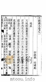 天镇县志 卷之一 地表 PDF电子版封面