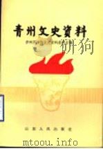 青州文史资料 选本 1991 PDF电子版封面 7209009817 青州市政协文史资料委员会编
