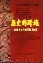 历史的跨越 孔孟之乡改革开放20年 1998 PDF电子版封面 720902333X 史遵衡,祝金焕主编;中共济宁市委,济宁市人民政府编
