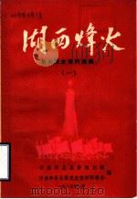 湖西烽火 单县党史资料选编 1 1985 PDF电子版封面 中共单县县委组织部,中共单县县委党史资料征委会编