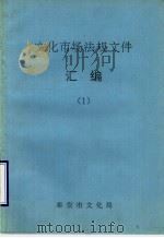 文化市场法规文件汇编  1（ PDF版）