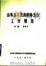 山东省人民政府办公厅工作规范（1991 PDF版）