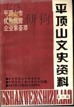 平顶山文史资料  第5辑  平顶山市优秀民营企业家荟萃（1996 PDF版）