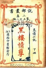 哀情小说 黑楼情孽 下 第2集第五十八编 第2版 1915 PDF电子版封面 (英)马尺芒忒原著;闽侯,林纾,静海,陈家麟译