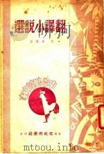 翻译小说选 1947 PDF电子版封面 艾无选流