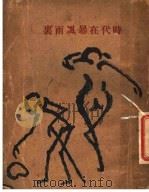 时代在暴风雨里 1928 PDF电子版封面 毛一波撰