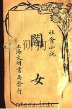 社会小说  阍女  第3版（1926 PDF版）