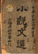 小说文选（ PDF版）