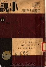 小说 4 1936 PDF电子版封面 钱公侠,施瑛编纂