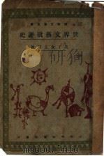 世界文艺批评史 1928 PDF电子版封面 美子女士编译