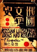 俄国文学史 1931 PDF电子版封面 郭安仁著