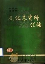 山东省淄博市文化志资料汇编  上（ PDF版）