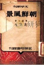 朝鲜风景   1946  PDF电子版封面    张赫宙著；范泉译 