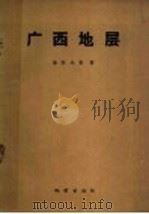 广西地层 1959 PDF电子版封面 13038·402 徐怀大等著