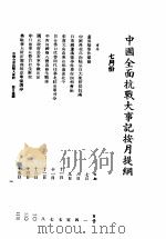 中国全面抗战大事记（1938 PDF版）
