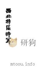 西北特区特写 1938 PDF电子版封面 每日译报社编辑