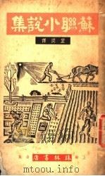 苏联小说集 1938 PDF电子版封面 宜闲译