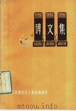 碑文集（1984 PDF版）