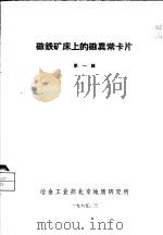 磁铁矿床上的磁异常卡片  第1辑（1965 PDF版）