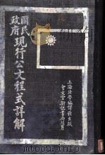 国民政府现行公文程式详解 第13版 1930.09 PDF电子版封面 王尹孚编辑