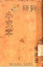 小文章 1934 PDF电子版封面 侍桁著