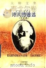 诗人的追述 文论选 1995 PDF电子版封面 7540718293 (印度)泰戈尔著;倪培耕等译