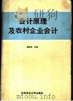 会计原理及农村企业会计 1989 PDF电子版封面 7810021702 杨秋林主编