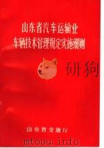 山东省汽车运输业车辆技术管理规定实施细则（ PDF版）
