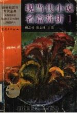 现当代小说名篇赏析 1 中国 1999 PDF电子版封面 7536641508 傅之悦,张文槐主编