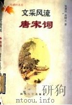 文采风流唐宋词 1997 PDF电子版封面 7810362054 张惠民,张晓云著