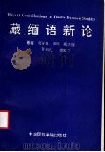 藏缅语新论 1994 PDF电子版封面 7810016245 马学良等著