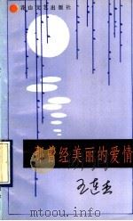 那曾经美丽的爱情 1990 PDF电子版封面 780505343X 王连杰著