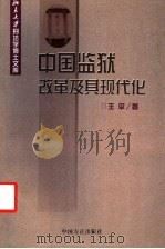 中国监狱改革及其现代化 1999 PDF电子版封面 7801073215 王平著