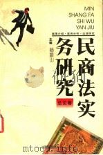 民商法实务研究 总论卷 1993 PDF电子版封面 7805774749 杨振山主编