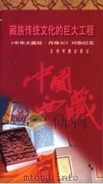 藏族传统文化的巨大工程:《中华大藏经·丹珠尔》对勘纪实 1996 PDF电子版封面 7801131673 吴伟著