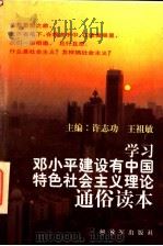 学习邓小平建设有中国特色社会主义理论通俗读本 1995.10 PDF电子版封面 7506529505 许志功,王祖敏主编